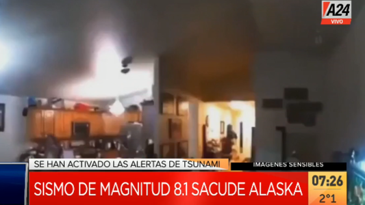 Alaska: alerta de tsunami tras un sismo de magnitud 8,2