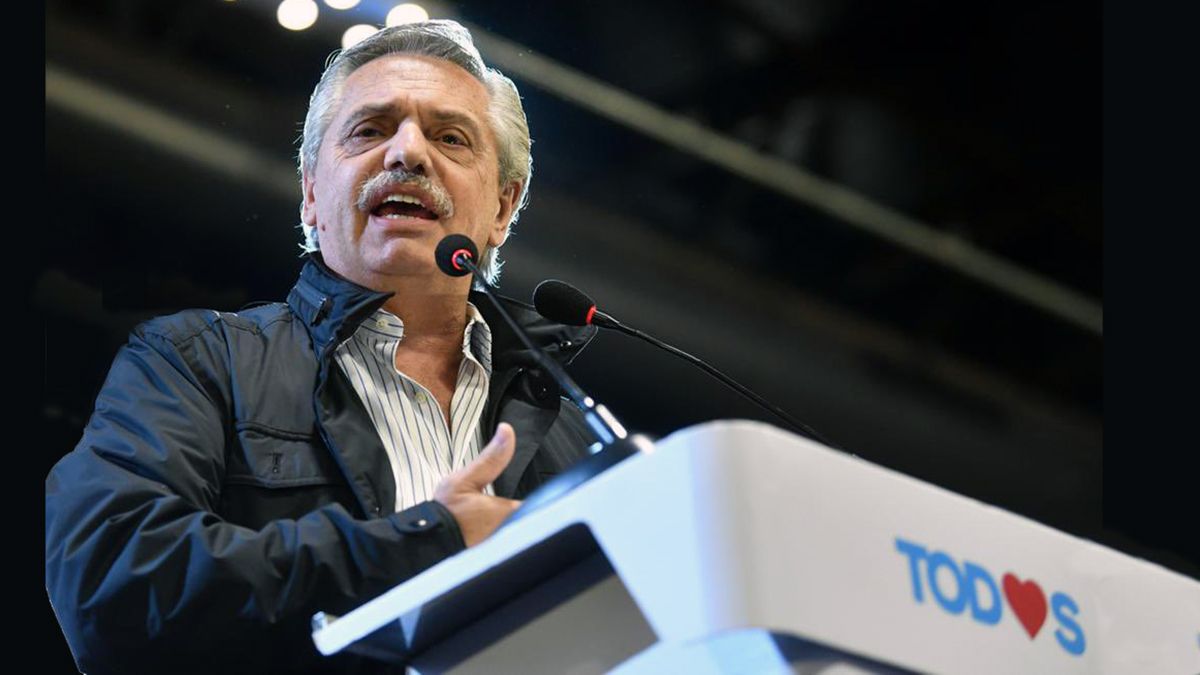 Alberto Fernández en Chaco. (Foto: Twitter)