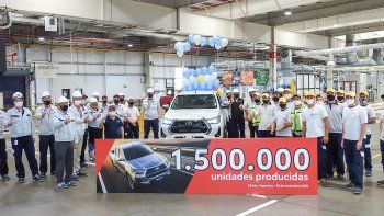 Toyota Argentina logró un millón y medio de unidades producidas