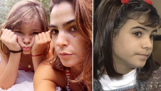 Agustina Cherri mostró el impactante parecido de su hija Muna con Mili de Chiquititas