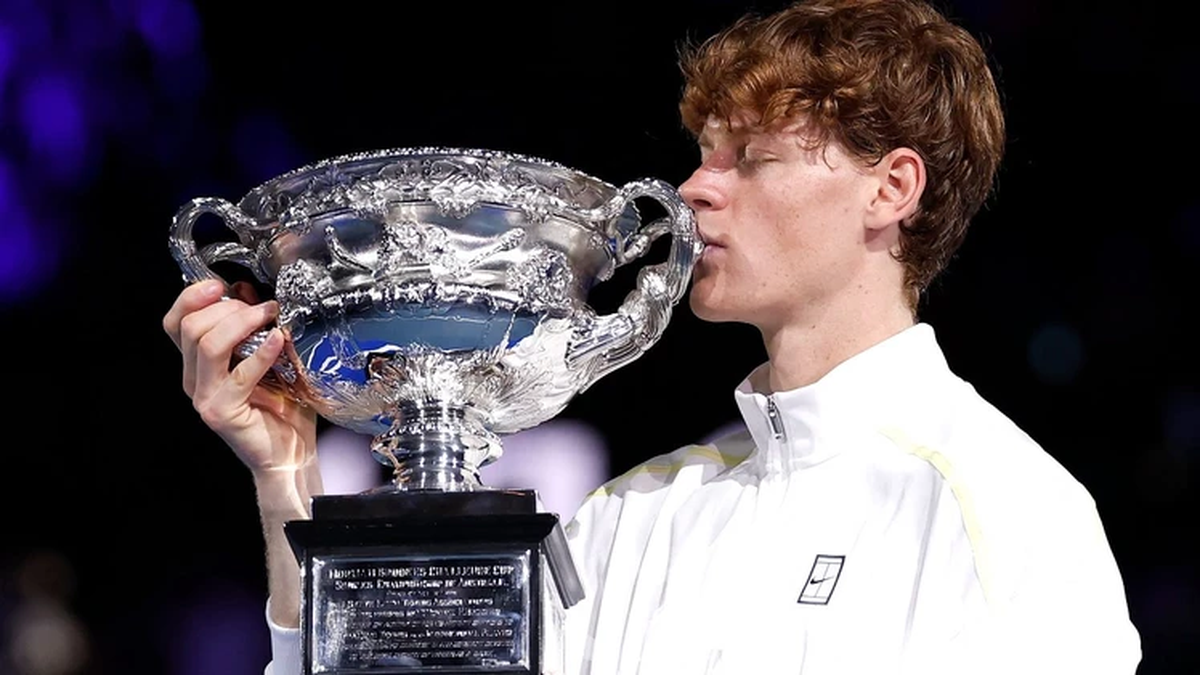 Sinner se coron&oacute; campe&oacute;n del Abierto de Australia. (Foto: X)