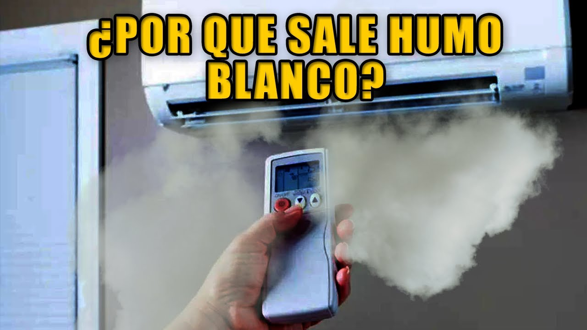 Por qu&eacute; sale humo del aire acondicionado