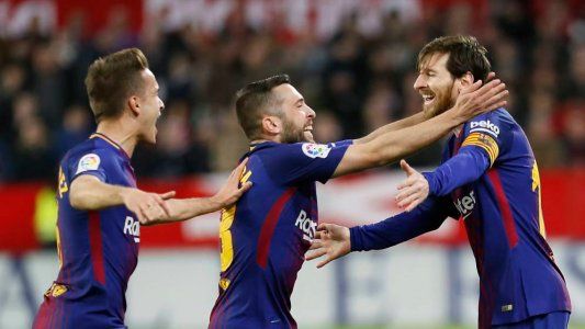 Lio Messi y Luis Suárez mantuvieron el invicto del Barcelona