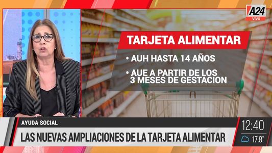 Tarjeta Alimentar: cuáles son las ampliaciones que se vienen