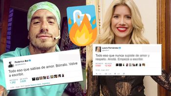 Lapidaria respuesta de Laurita al tuit reflexivo de Fede Bal