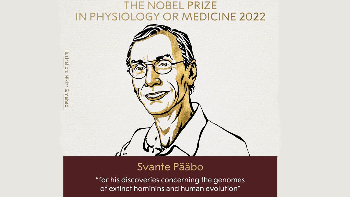  El biólogo sueco Svante Pääbo ganó el priemio nobel de medcina de 2022 por lograr la secuencia completa del ADN del hombre de Neanderthal. (Foto: Comité del Premio Nobel )
