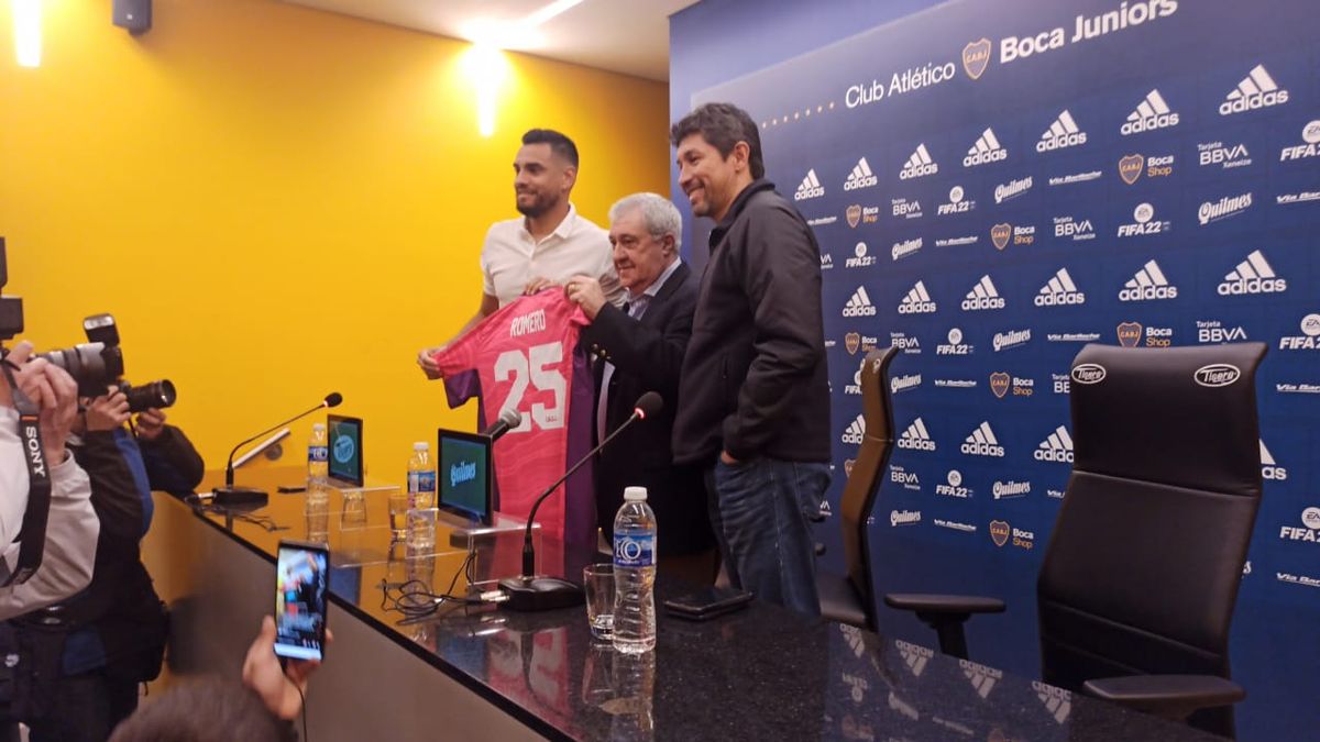 En VIVO: la presentación de Chiquito Romero cómo arquero de Boca