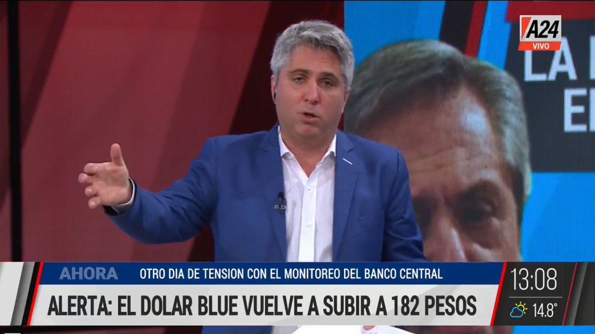 Por segundo día consecutivo el dólar blue se mueve hacia arriba (Foto: Captura de TV)