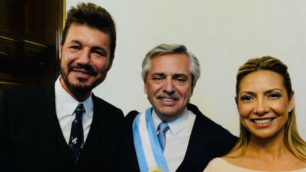 -Marcelo Tinelli- Alberto Fernández-