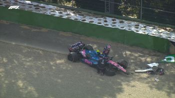 Franco Colapinto chocó y quedó eliminado de la clasificación del Gran Premio de Imola