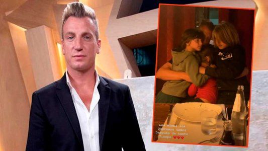 Maxi López se reencontró con sus hijos y compartió las imágenes