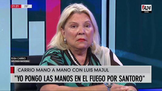 ¿Fuego amigo? Carrió dijo que en los cuadernos están todos los empresarios, hasta Calcaterra y el padre del Presidente