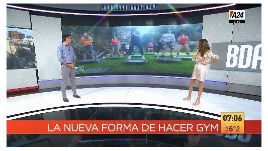 Virales: el furor de la clase de gimnasia al estilo ChamaméGym