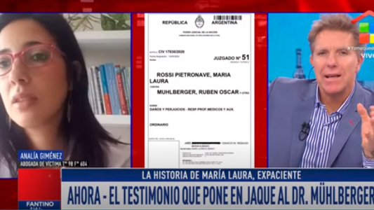 Otra fuerte denuncia contra Mühlberger: Operó a una paciente sin consentimiento
