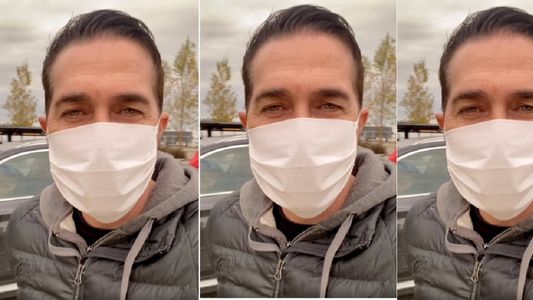 Le arrojaron una piedra al auto de Rodolfo Barili mientras circulaba por la autopista