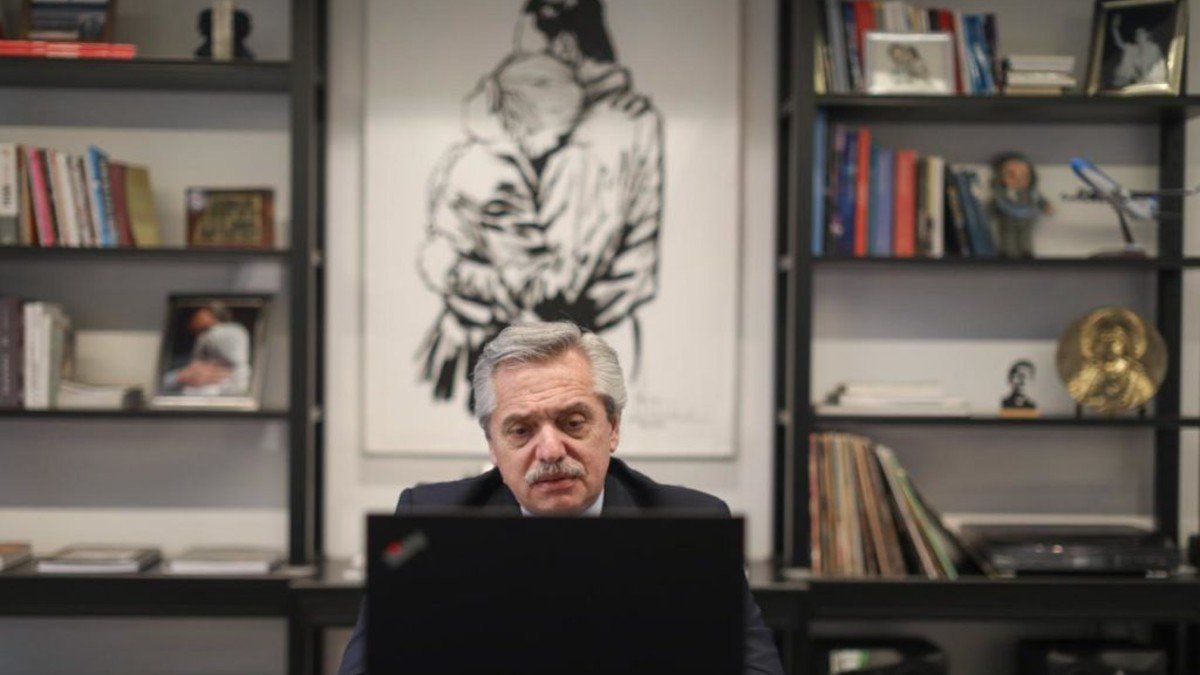 El presidente Alberto Fernández