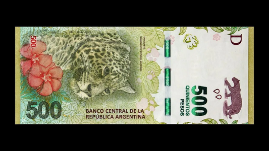 Pagan hasta 560 mil pesos al suertudo propietario de este billete de 500 pesos