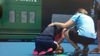 Abierto de Australia: una tenista eslovena estaba cerca de ganar, pero tuvo que abandonar por la contaminación del aire a raíz de los incendios