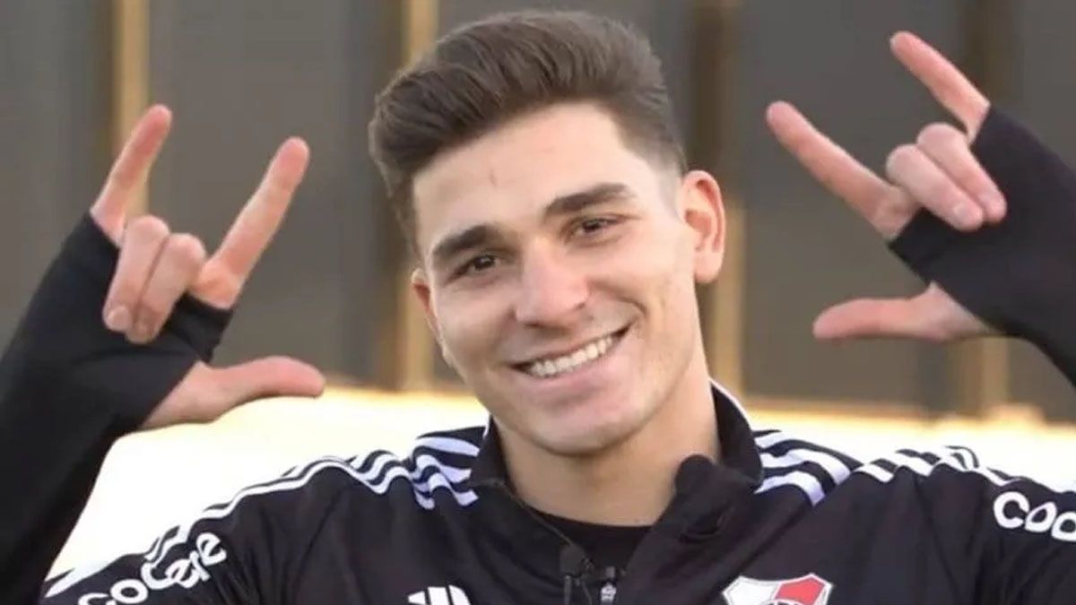 Julián Álvarez se despidió de River.&nbsp;
