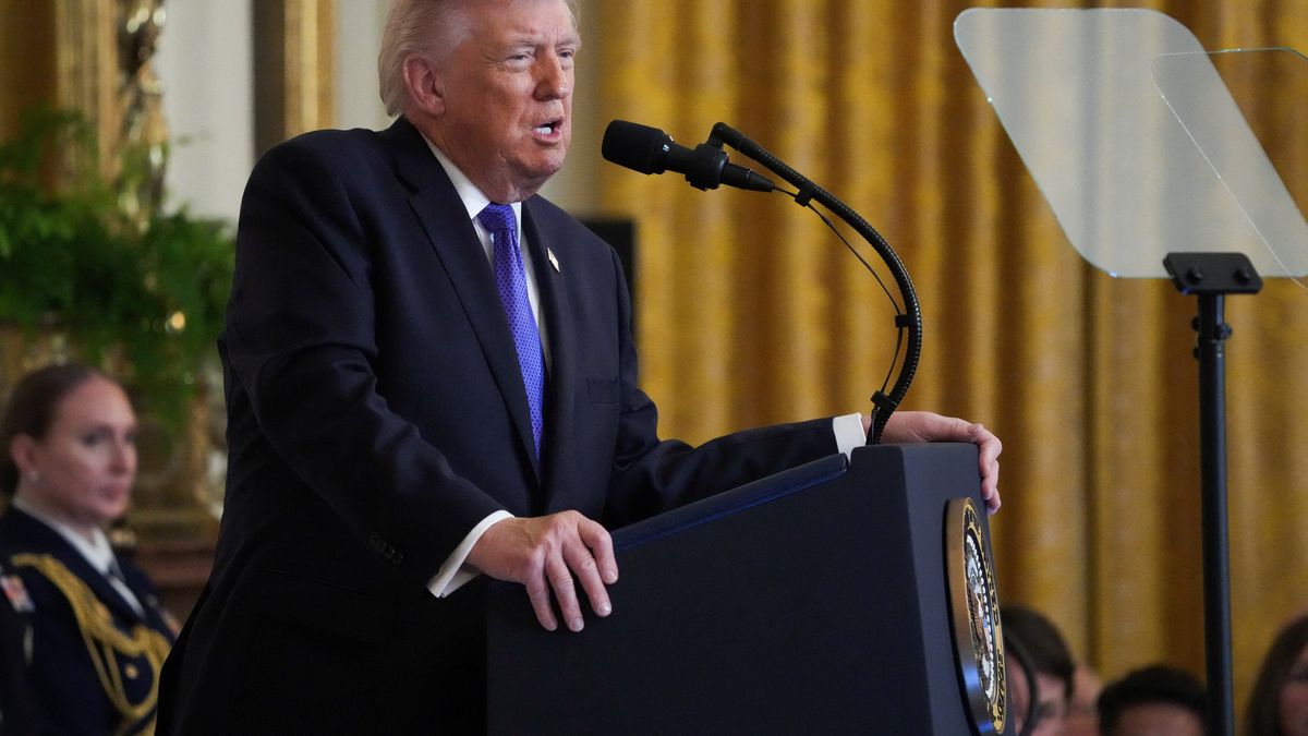 Donald Trump brindó una entrevista donde explicó los motivos de la guerra con Irán. (Foto: Reuters).