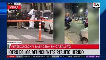Persecución, feroz tiroteo y un ladrón muerto en Caballito