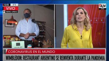 A24 desde Londres: una parrilla argentina vende productos criollos