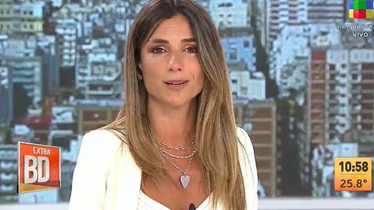 Desconsolado llanto de Belén Ludueña en su despedida de Buenos Días América