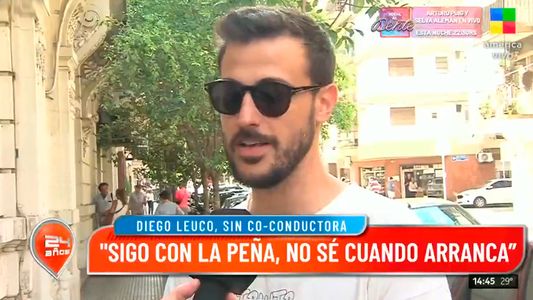 Diego Leuco blanqueó la charla que tuvo con Jésica Cirio sobre su salida de La Peña de Morfi