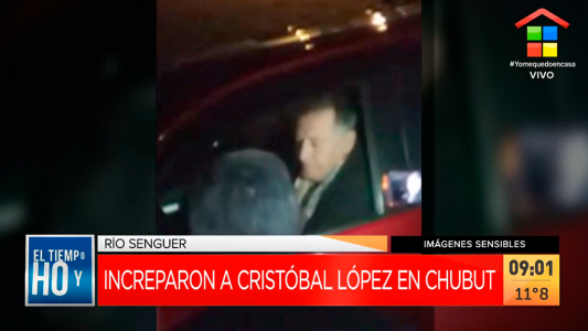 Vecinos de Chubut impidieron que Cristóbal López ingrese a su campo y viole la cuarentena