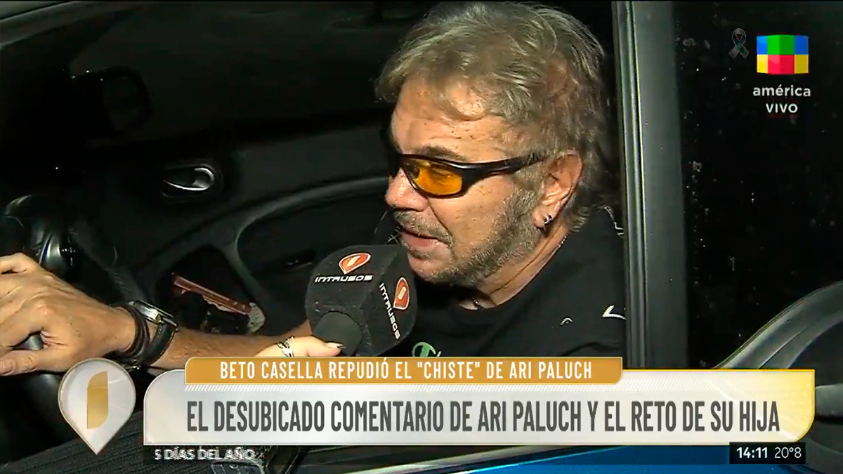 Beto Casella le soltó la mano a Ari Paluch tras su repudiable ...