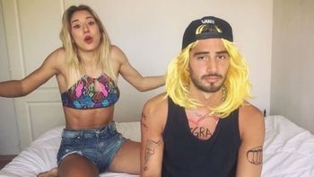 Los divertidos videos de Flor Vigna y Nicolás Occhiato que superan el millón de reproducciones