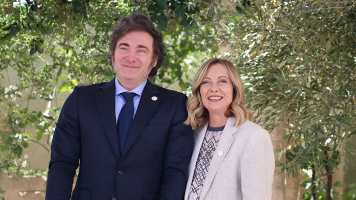 Javier Milei está en la cumbre del G7 como invitado e inicia su propia agenda. (Foto:Presidencia)
