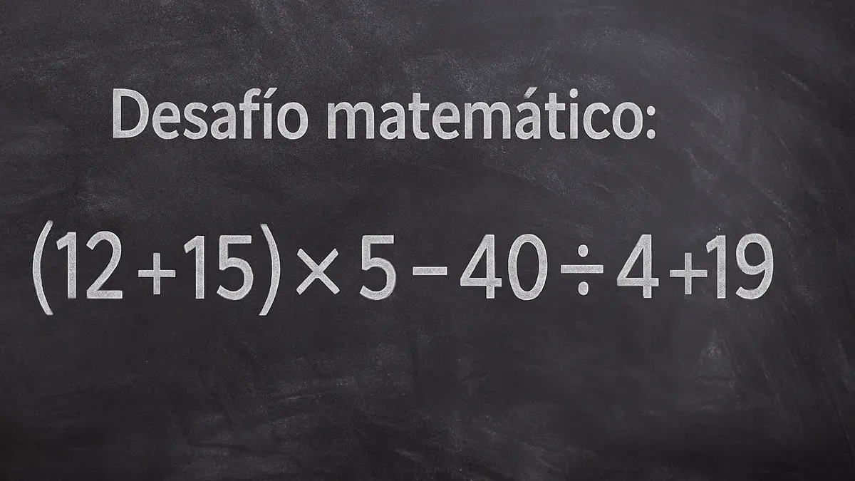 La regla esencial para resolver este desafío matemático es conocido como PEMDAS (por sus siglas en inglés) o jerarquía de operaciones.