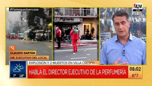 Tras la tragedia, el titular de la perfumería habló con A24