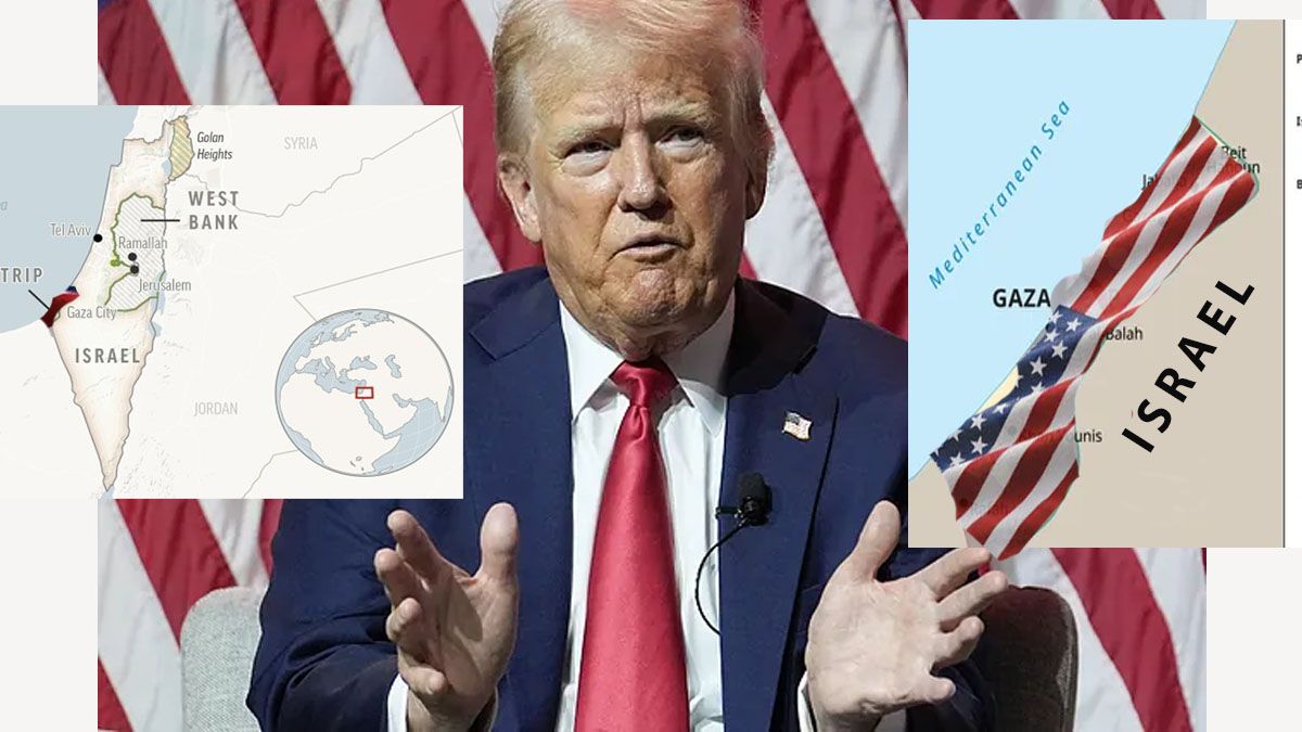 Trump se pronunció a favor de una insólita propuesta para la franja de Gaza. (Foto A24.com)