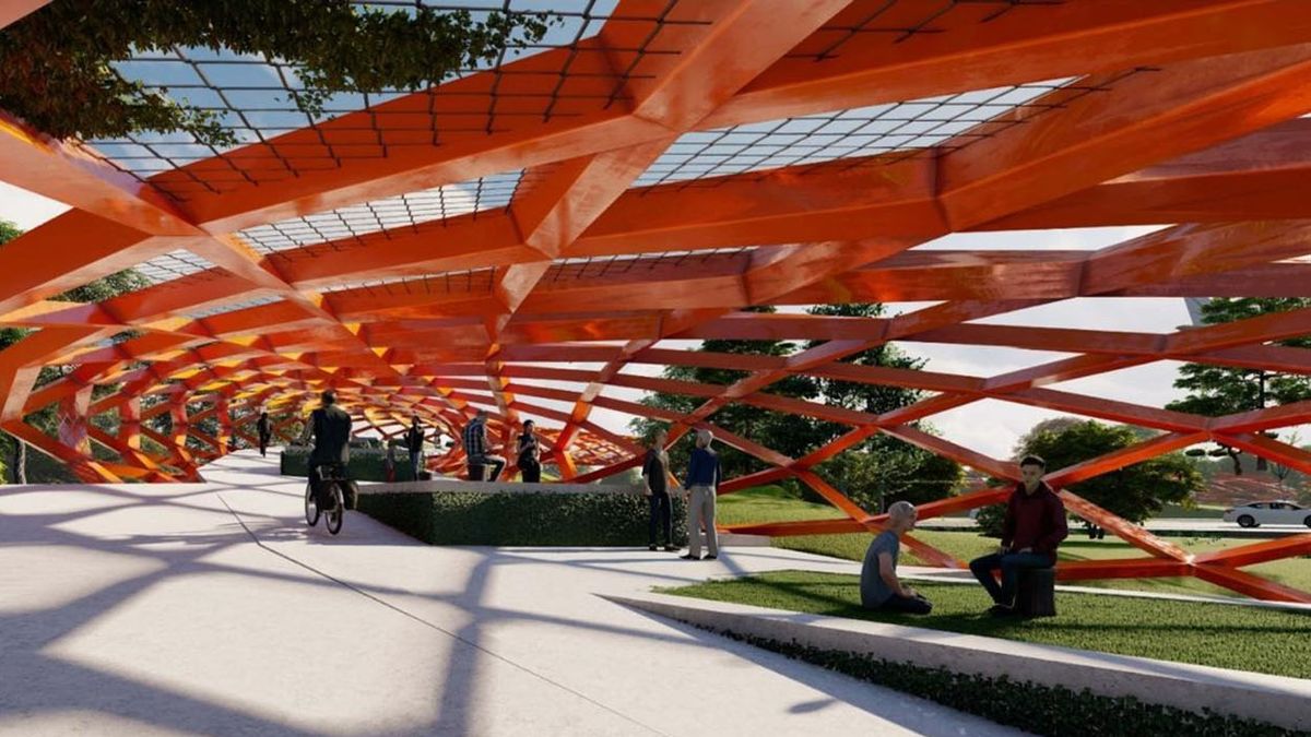 La Ciudad de Buenos Aires har&aacute; una mega obra en la calle La Pampa y el cruce de la Av. Leopoldo Lugones, las v&iacute;as del ferrocarril Belgrano Norte y la autopista Arturo Illia. (Foto: Gobierno porte&ntilde;o)