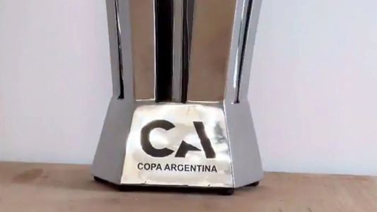 El nuevo trofeo de la Copa Argentina por la décima edición