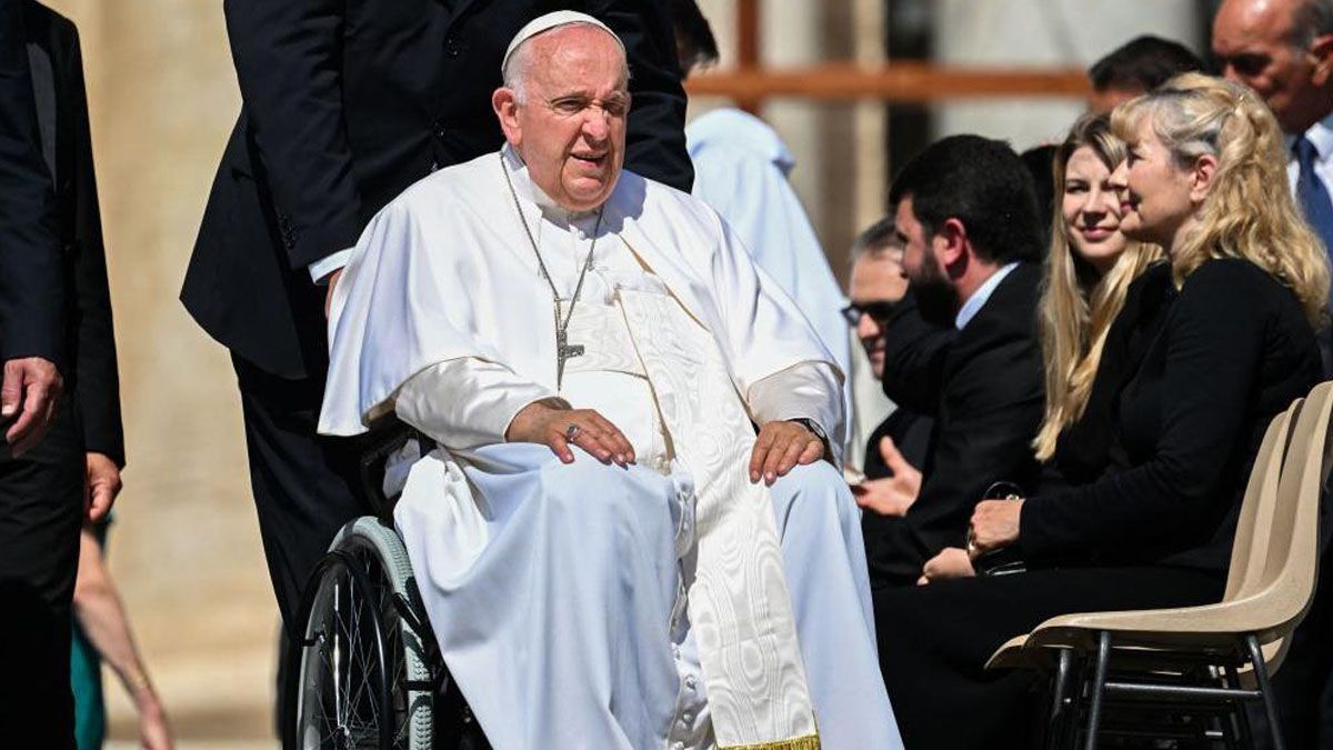 El papa Francisco será operado esta tarde en Roma. (Foto: Gentileza Haber TV)