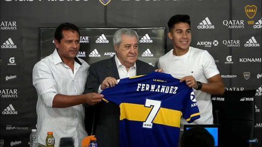 Boca presentó oficialmente a Pol Fernández: Estoy feliz de estar acá, vuelvo al lugar donde crecí y me formaron