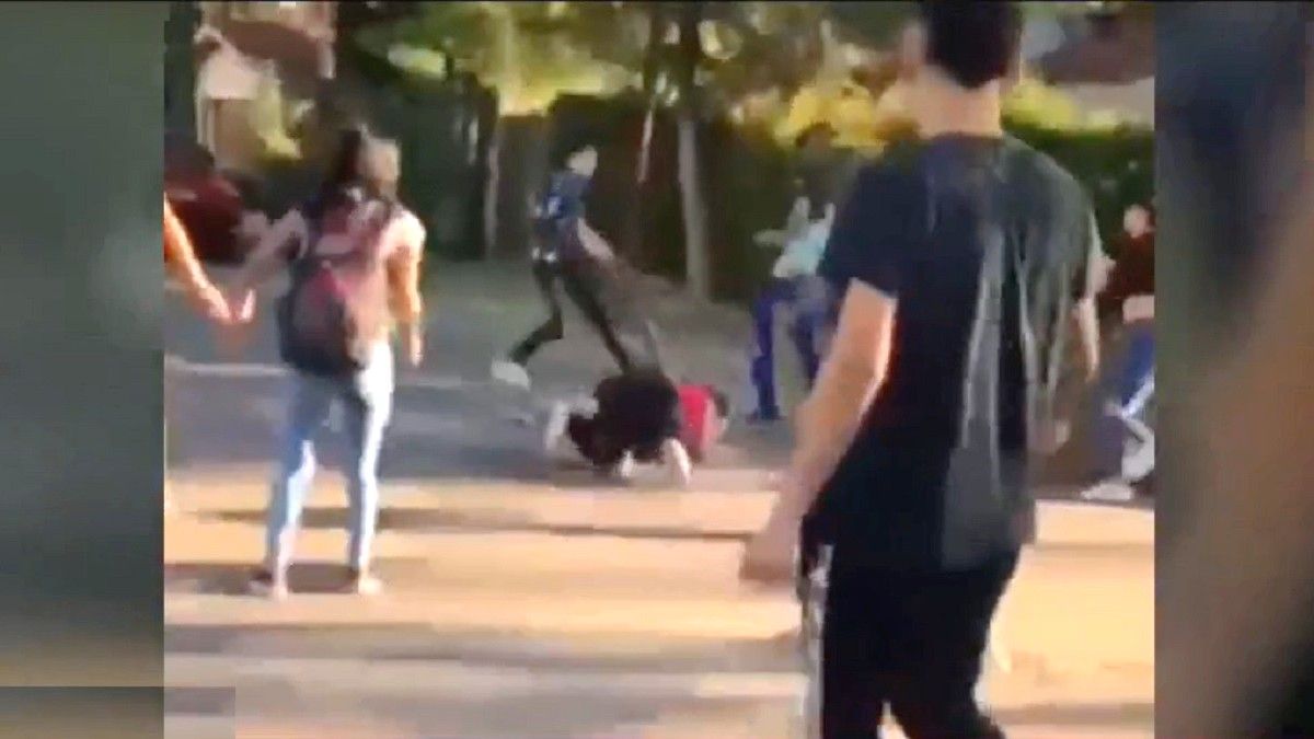 La pelea tuvo lugar en la calle