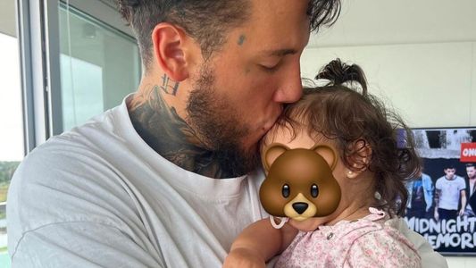 Alex Caniggia mostró su costado más sensible y escribió un tierno mensaje por el primer año de su hija