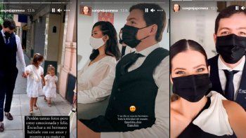 La China Suárez emocionada por el casamiento de su hermano: Toda la felicidad del mundo