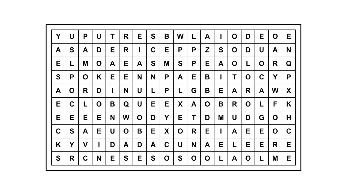 Encontrá la frase escondida en una sopa de letras con letras dispersas