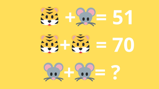 El reto matemático que pocos pueden resolver: ¿cuánto vale el ratón?