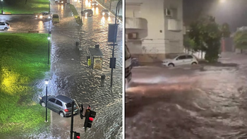 Inundación en La Plata: los impactantes videos del desastre que dejó el temporal supercelda