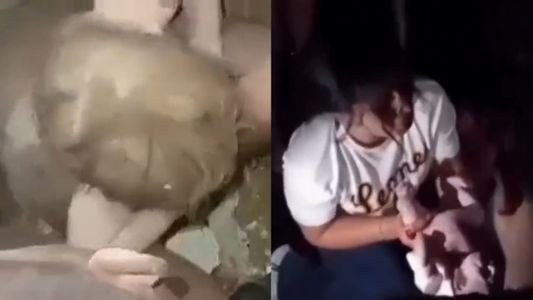 Dos videos milagrosos que emocionan: el increíble rescate de un bebé y un nene en Venezuela