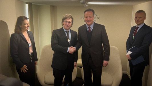 Cumbre de Javier Milei con David Cameron: ¿De qué hablaron el presidente argentino y el primer ministro británico?