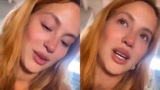 Flor Vigna sumida en un ataque de angustia tras sus recientes escándalos sumados a su separación