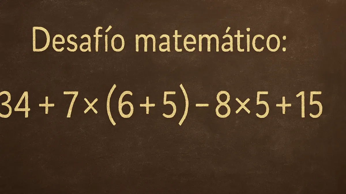 La regla esencial para resolver este desafío matemático es conocido como PEMDAS (por sus siglas en inglés) o jerarquía de operaciones.