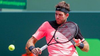 Juan Martín del Potro perdió ante John Isner y se despidió del Miami Open: cortó una racha de 15 triunfos seguidos